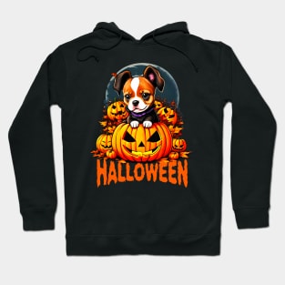 Halloween vampire puppy dog Hoodie